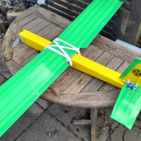 A foam board based plane