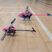 S1 and S2 Goosky Helicopters at our indoor event from Neil Gourlay