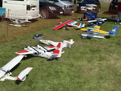 Waiting to take to the skies